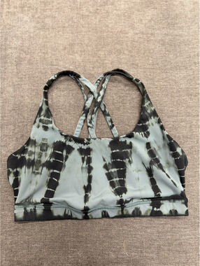 Lululemon Tie-Dye Sports Bra with Crisscross Back Straps